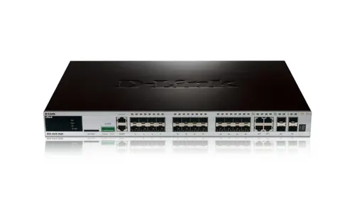 D-Link DGS-3420-28SC przełącznik sieciowy Zarządzany L2 Czarny
