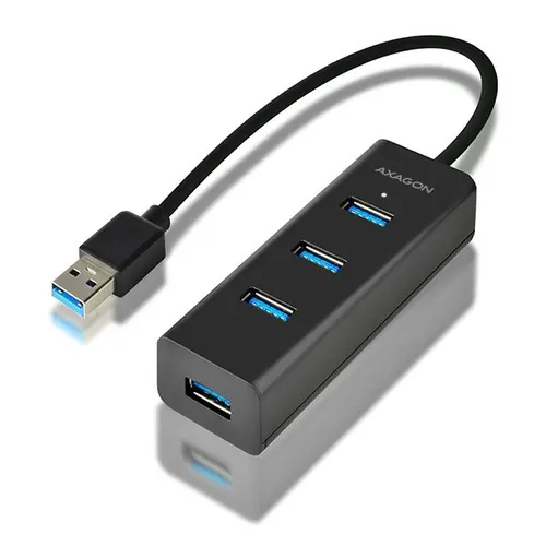 Axagon HUE-S2B huby i koncentratory USB 3.2 Gen 1 (3.1 Gen 1) Type-A 5000 Mbit/s Czarny