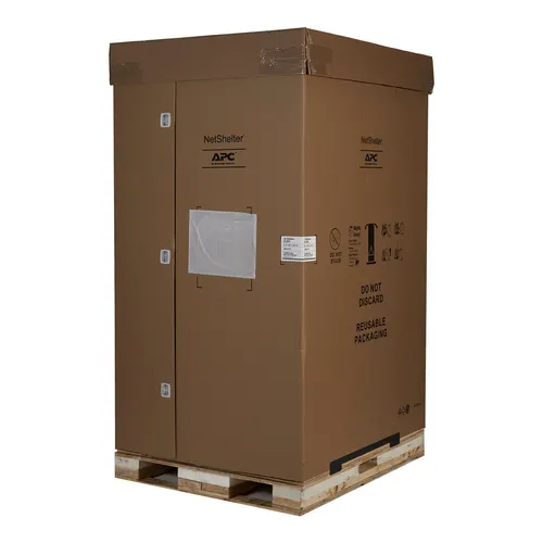APC NetShelter SX 42U Stojak wolnostojący Czarny, 600 × 1070 mm, opakowanie wstrząsoodporne