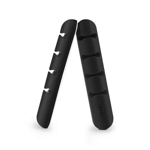 Ugreen 30762 organizator na kable Uchwyt na kabel Czarny 2 szt.