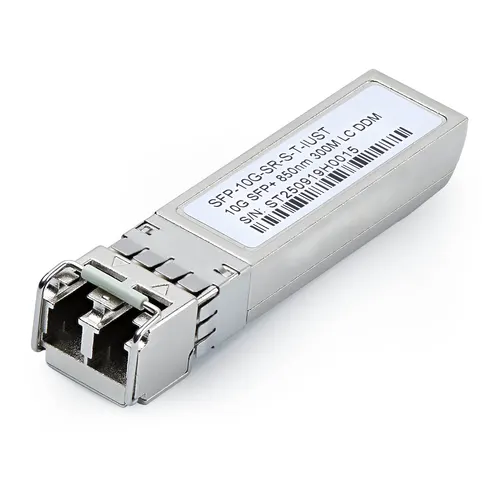 StarTech.com SFP-10G-SR-S-T-IUST moduł przekaźników sieciowych Swiatłowód 10000 Mbit/s SFP+ 850 nm