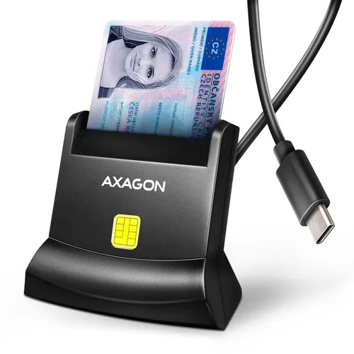 Axagon CRE-SM4NC czytnik do kart chipowych Wewnętrzna USB USB 2.0 Czarny