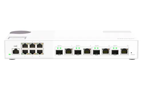 QNAP QSW-M2106-4C przełącznik sieciowy Zarządzany L2 2.5G Ethernet (100/1000/2500) Biały