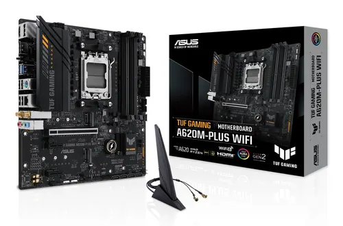 ASUS TUF GAMING A620M-PLUS WIFI AMD A620 Gniazdo AM5 micro ATX