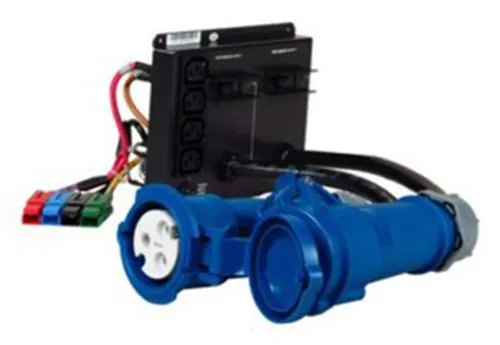 Vertiv PD2-203 rozdzielacz zasilania PDU 5 x gniazdo sieciowe Czarny, Niebieski