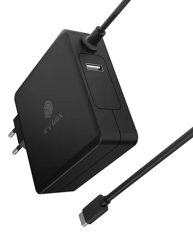 ICY BOX IB-PS101-PD Laptop, Smartfon, Tablet Czarny Prąd przemienny Wewnętrzna