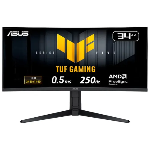 ASUS TUF Gaming VG34WQML5A monitor komputerowy 86,4 cm (34") 3440 x 1440 px UltraWide Quad HD LED Czarny