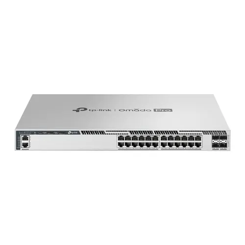 TP-Link S6500-24MPP4Y przełącznik sieciowy Zarządzany L3 2.5G Ethernet (100/1000/2500) Obsługa PoE 1U Szary