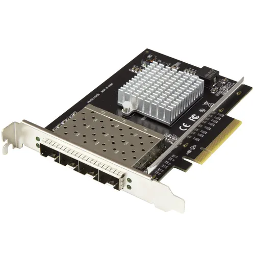 StarTech.com PEX10GSFP4I karta sieciowa Wewnętrzny Włókno 20000 Mbit/s
