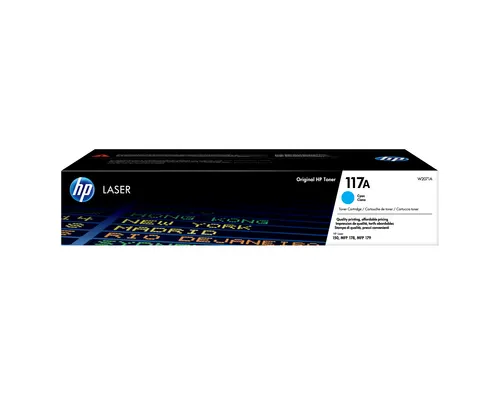 HP 117A oryginalny wkład z błękitnym tonerem