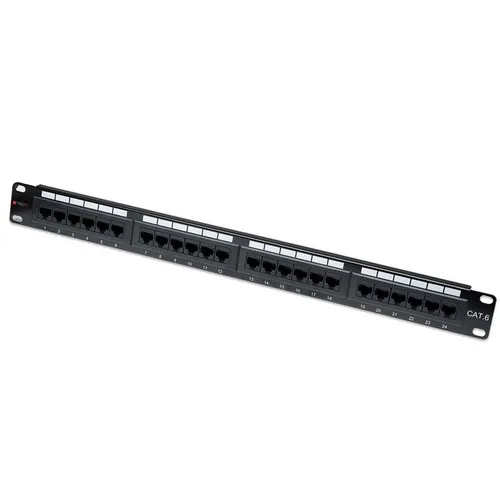 Techly 24 x RJ45 Cat.6, Cat.6, 24 porty