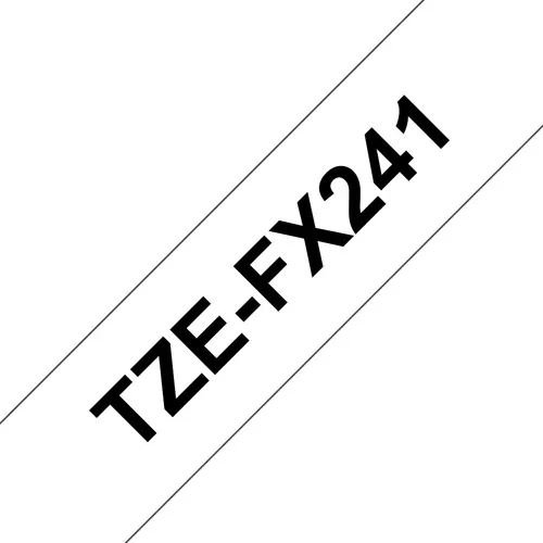Brother TZE-FX241 taśmy do etykietowania Czarny na białym TZ