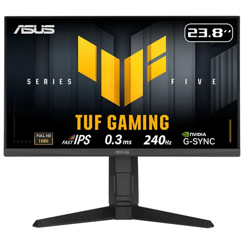ASUS TUF Gaming VG249QML5A monitor komputerowy 60,5 cm (23.8") 1920 x 1080 px Full HD LCD Czarny
