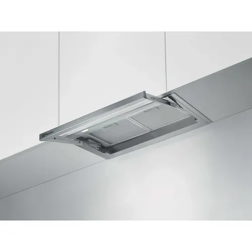 Electrolux LFP536X Pół wbudowany (wyciągany) Szary, Stal nierdzewna 600 m³/h