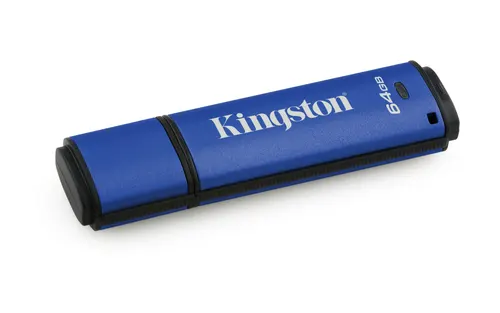 Kingston Technology DataTraveler Vault Privacy 3.0 64GB pamięć USB USB Typu-A 3.2 Gen 1 (3.1 Gen 1) Niebieski