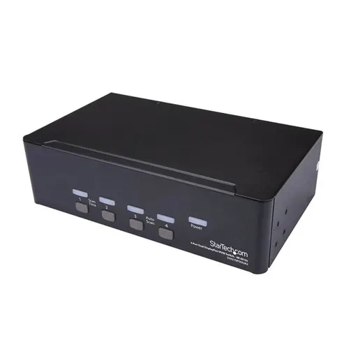 StarTech.com SV431DPDDUA2 przełącznik KVM Możliwości montowania w stelażu Czarny