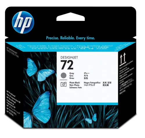 HP Głowica drukująca 72 DesignJet: szary i czarny fotograficzny