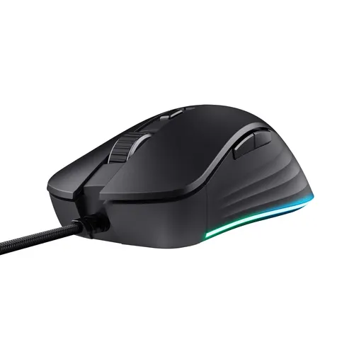 Trust GXT924 YBAR+ myszka Gaming Dla praworęcznych USB Typu-A Optyczny 25600 DPI