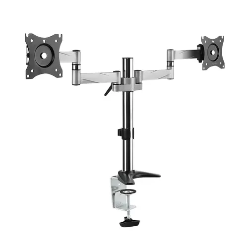 LogiLink BP0077 uchwyt / stojak do monitorów 68,6 cm (27") Biurko Czarny, Stal nierdzewna