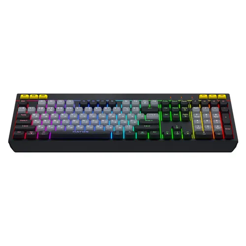 HATOR Icefall klawiatura Gaming USB QWERTY US English Czarny, czarno-szara