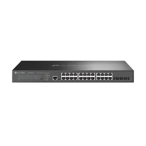 TP-Link Omada SG3428XPP-M2 przełącznik sieciowy Zarządzany L2+ 2.5G Ethernet (100/1000/2500) Obsługa PoE 1U Czarny