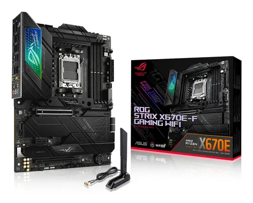 ASUS ROG STRIX X670E-F GAMING WIFI AMD X670 Gniazdo AM5 ATX
