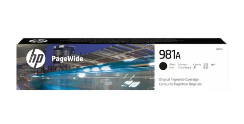 HP Oryginalny czarny wkład atramentowy 981A PageWide