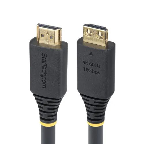 StarTech.com HDMI2-CABLE-GRIP-20F kabel HDMI 6,1 m HDMI Typu A (Standard) Czarny
