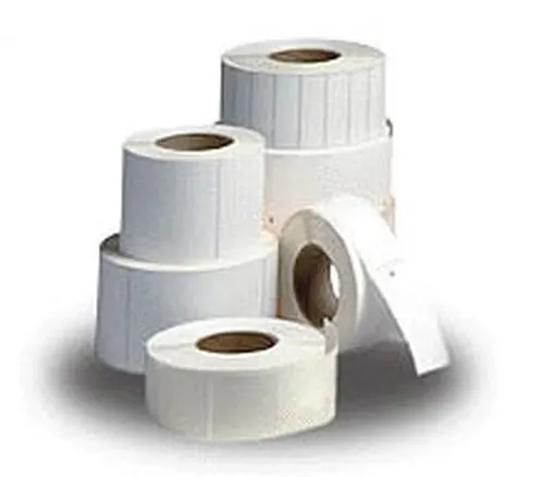 Zebra Z-Select 2000T Biały Samoprzylepne etykiety do drukowania, 57 × 76 mm, gilza 25 mm, perforowane