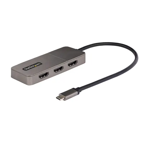 StarTech.com MST14CD123HD zewnętrzna karta graficzna usb 3840 x 2160 px Szary