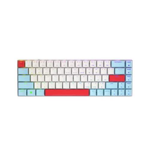 CHERRY MX-LP 2.1 Compact Wireless klawiatura Gaming RF Wireless + Bluetooth QWERTY US English Biały