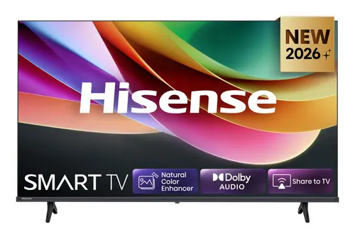 Hisense 32A4S 81,3 cm (32") HD Smart TV Wi-Fi Czarny 200 cd/m²