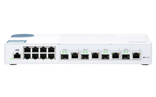 QNAP QSW-M408-4C przełącznik sieciowy Zarządzany L2 Gigabit Ethernet (10/100/1000) Biały