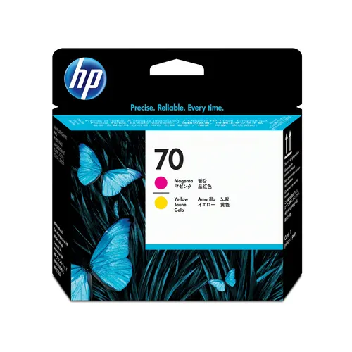 HP Głowica drukująca 70 DesignJet: purpurowy i żółty