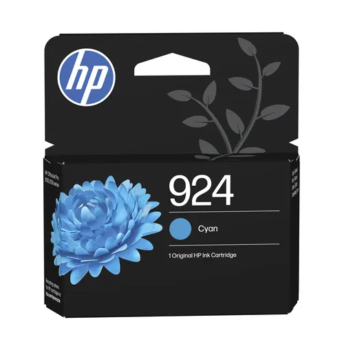 HP Oryginalny wkład z błękitnym atramentem 924 (4K0U3NE)