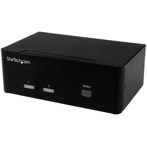 StarTech.com SV231DVGAU2A przełącznik KVM Czarny