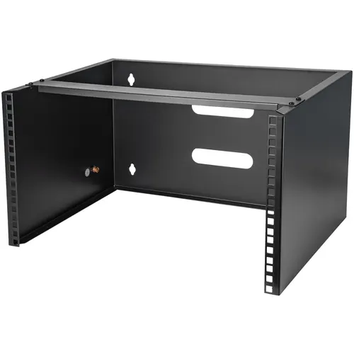 StarTech.com WALLMOUNT6 stojak 6U Szafa wisząca Czarny