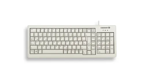 CHERRY XS G84-5200 klawiatura Biuro USB + PS/2 QWERTY Angielski Szary