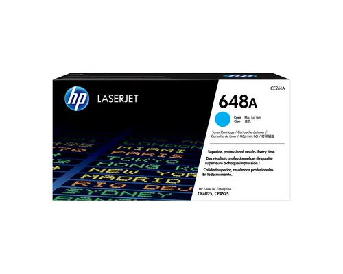 HP 648A oryginalny wkład z błękitnym tonerem LaserJet