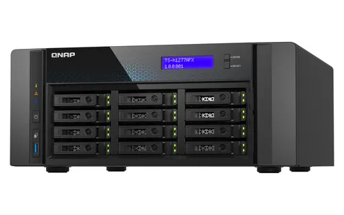 QNAP TS-H1277AFX-R7-32G serwer danych NAS Tower AMD Ryzen™ 7 32 GB DDR5 0 TB QuTS hero Czarny