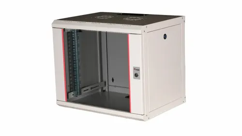 Equip EPM-09-6045-G-CBAA stojak 9U Szafa wisząca Jasny Szary