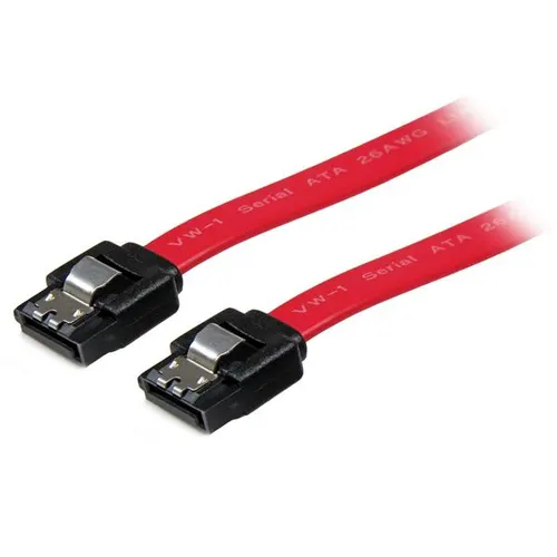 StarTech.com LSATA12 kabel SATA 0,304 m SATA 7-pin Czerwony