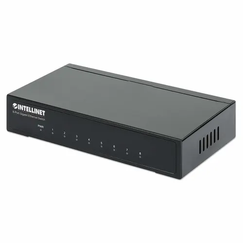 Intellinet 530347 przełącznik sieciowy Gigabit Ethernet (10/100/1000) Czarny