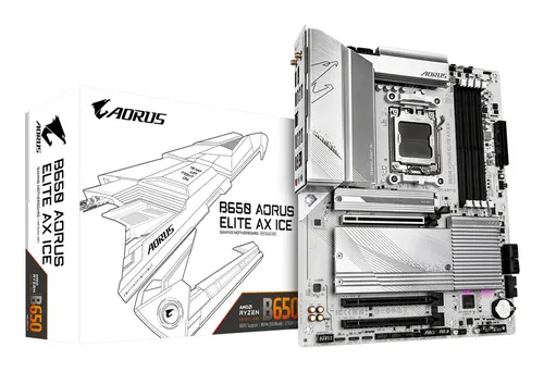 GIGABYTE B650 AORUS ELITE AX ICE płyta główna AMD B650 Gniazdo AM5 ATX