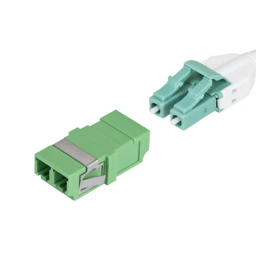 StarTech.com DUPLEXLCAPCNOF adapter światłowodowy LC/APC 10 szt. Zielony