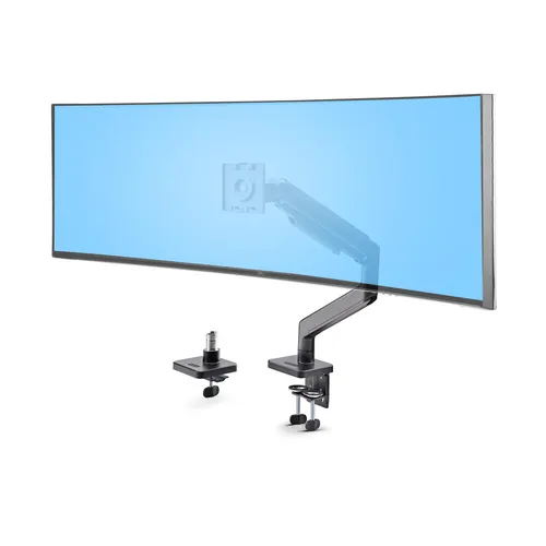 StarTech.com H1M1AG1-MONITOR-ARM uchwyt / stojak do monitorów 124,5 cm (49") Biurko Czarny