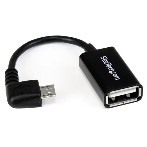 StarTech.com UUSBOTGRA kabel USB USB 2.0 0,127 m Micro-USB B USB A 0,48 Gbit/s Czarny