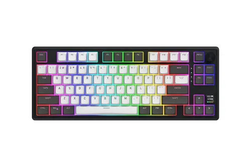 HATOR Skyfall 80 Pro Wireless klawiatura gamingowa, USB + RF Wireless + Bluetooth, Aurum Vanila Linear Silent Switches, QWERTY, US-ANSI, Web SyncHUB™