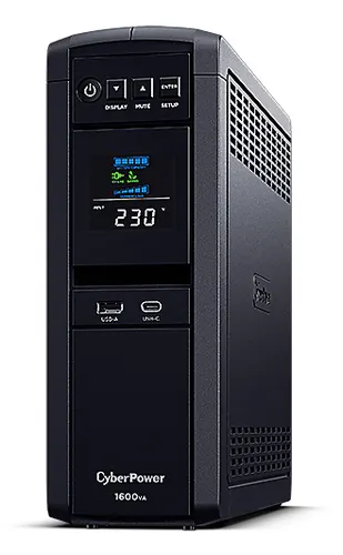 CyberPower CP1600EPFCLCD zasilacz UPS Technologia line-interactive 1,6 kVA 1000 W 6 x gniazdo sieciowe