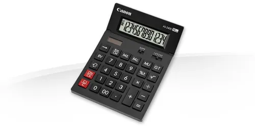 Canon AS-2400 kalkulator Desktop Wyświetlacz kalkulatora Czarny